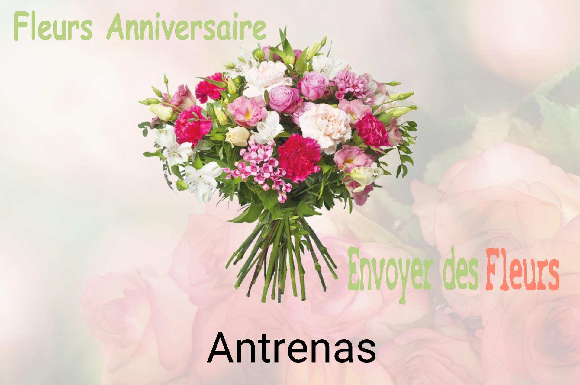 Bouquet de fleurs d’anniversaire livré à Antrenas